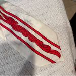 Gucci Silk Scarf with Floral and Red Accents Photo 2