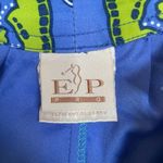 EP Pro Golf Skort Womens 2 Blue Green Paisley Print Side Zip Pockets Photo 7