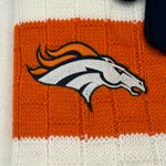 NFL Denver Broncos Football Team Logo Winter Knit Scarf Scarve & Gloves Gift Set Photo 2