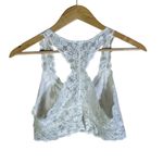 True Craft  White Lace Racerback Bralette Womens L Photo 2