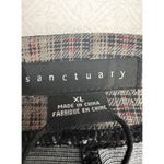 Sanctuary  Plaid Stretch Crop Pants Womens XL Elastic Waist Casual Career Trouser Photo 5