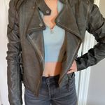 Leather Jacket Gray Photo 0