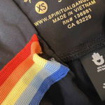 Spiritual Gangster Spiritual Gangster Rainbow Stripe Bike Short Size XS Photo 4