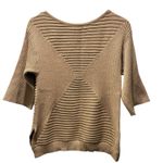Dana Buchman  Sweater 1/2 Sleeve Knit Tan Gold Shimmer Womens Size Small NWT NEW Photo 1