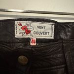 High Waist Brown Leather Shorts Size 0 Photo 1