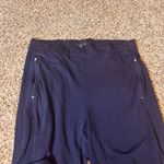 Eileen Fisher Women's XS Navy Blue Knit Pants Side Zip Pockets Stretch Photo 1