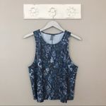 Sweaty Betty  Blue Snake Print Activate Workout Vest Top NEW Photo 1