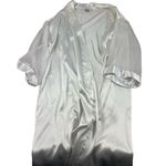 Dentelle LG silky white bathroom robe Photo 0