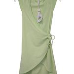 Anthropologie Daily Practice by  Montauk V-Neck Dress Size XSmall Lime Green Photo 5