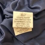 Addison Deep V front and back, Sheer sleeve flowey shorts romper! Cute & Classy Blue Size M Photo 4