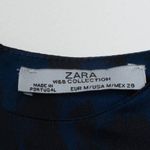 ZARA W&B Collection Leopard Satin Lace Trim Sheath Mini Dress Womens Size Medium Photo 4