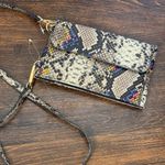 Faux snake skin crossbody NWOT Black Photo 3