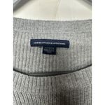 American Eagle  Women’s Xl Light Gray Knit Sweater Tie Sleeve Casual Top Photo 4