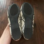 French Connection new  black reptile snakeskin vegan leather ballet flats size 8 Photo 2