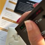 New Certified 2ct S925 marquise cut VVS1 D color moissanite ring in 7 Silver Photo 7