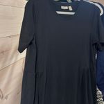 LOGO By Lori Goldstein Long Black Dress Photo 0