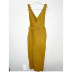 Alex Mill Womens Ollie Jumpsuit Sleeveless Cropped Denim Golden Khaki Medium NWT Brown Photo 2