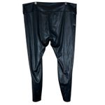 Wild Fable NWT  Leggings Womens 2X Black Faux Leather High Rise Stretch Y2K Retro Photo 3