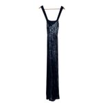 STAUD  blue velvet Parker jumpsuit Photo 5