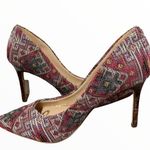 Sam Edelman Hazel Pump Pointed Toe Stiletto Heels Aztec Western Navajo Weave 7 Photo 0