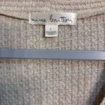 Nine Britton  womens waffle knit duster cardigan tan large Photo 2