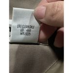 John Weitz Trench Coat Womens Size 14 Beige 90s Shoulder Pads Tan Photo 4