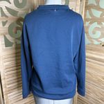 Nobull  Sweatshirt Size XS Blue Crew Neck Spell Out Photo 2