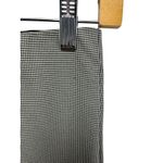 Rag and Bone Skinny Ankle Pants Black White Cropped Size 0 Herringbone Office Photo 2