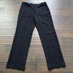 Ellen Tracy  Trouser Womens Sz 12 Black Wool Blend Straight Leg Classic Essential Photo 0