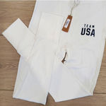 SKIMS NWT!  Team USA Ribbed Ankle Leggings Photo 3