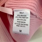 Le lis  Satin Bow Detail Sleeveless Sweater Top in Pink NEW Size Medium Photo 9