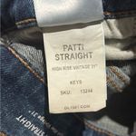 DL1961 Patti Straight NWT Size 25 High Rise Vintage 31" Denim Jeans Split Cuff Photo 15