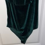 Lavender Field  Dark Green Velvet Bodysuit Photo 3