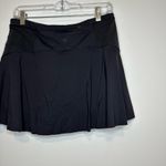 Athleta  High Rise Match Point Skirt Skort Black Tennis Sport Size S Photo 1