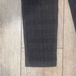 Banana Republic Houndstooth Plaid Grey/Black Ankle Pants Career Slim Fit 10 Photo 4