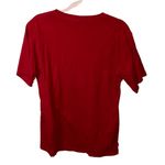 Love My Tribe Oklahoma Red Graphic V Neck Tee Shirt Size M Photo 1
