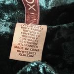 XCVI NWT  Forest Green Full Zip Velvet Velour Vest w/‎ Pockets Size Small Photo 1