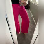 Hot pink bell bottoms hippie boho pants Medium Photo 2