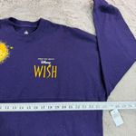 Disney NWT  Wish Spirit Jersey Women L Purple Glitter Star I'm a Star Movie Top Photo 6