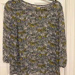 Banana Republic Zebra Print Blouse S Safari Style Animal Print Dressy Work Top Photo 0