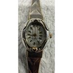 Oval Face Quartz Womens‎ Silver & Gold Tone Elegant Watch 22508 S60 Photo 2
