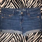 American Eagle Rolled Jean Denim Shorts Photo 0