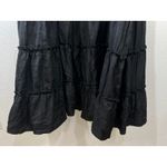 KOJOOIN Maxi Dress Smocked Sundress Tie Strap Tiered Casual Black 2XL Flowy Size XXL Photo 6