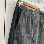 BCBGeneration NWT BCBG plaid leather panel Women's mini Skirt Photo 1