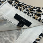 J.Crew  Pleated Leopard Midi Skirt Size 8 Photo 4