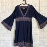 Bell sleeve golf golfing with‎ back pocket dress Blue Size M Photo 1