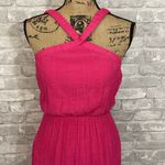 Allie Rose  Pink Gauzy Maxi Dress Photo 2