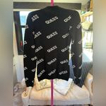 Guess  Black Zip-Up Sweater with Logo Pattern size small Photo 1