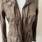 Maison Jules  Olive Green Cargo Utility Jacket Size XS Photo 2