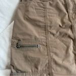 Eddie Bauer  Size 4 Active Outdoor Brown Khaki Skirt Pleated Back Hem Photo 3